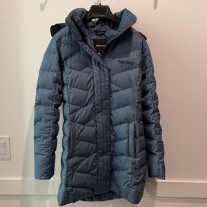 Marmot Teal Blue Quilted Jacket
